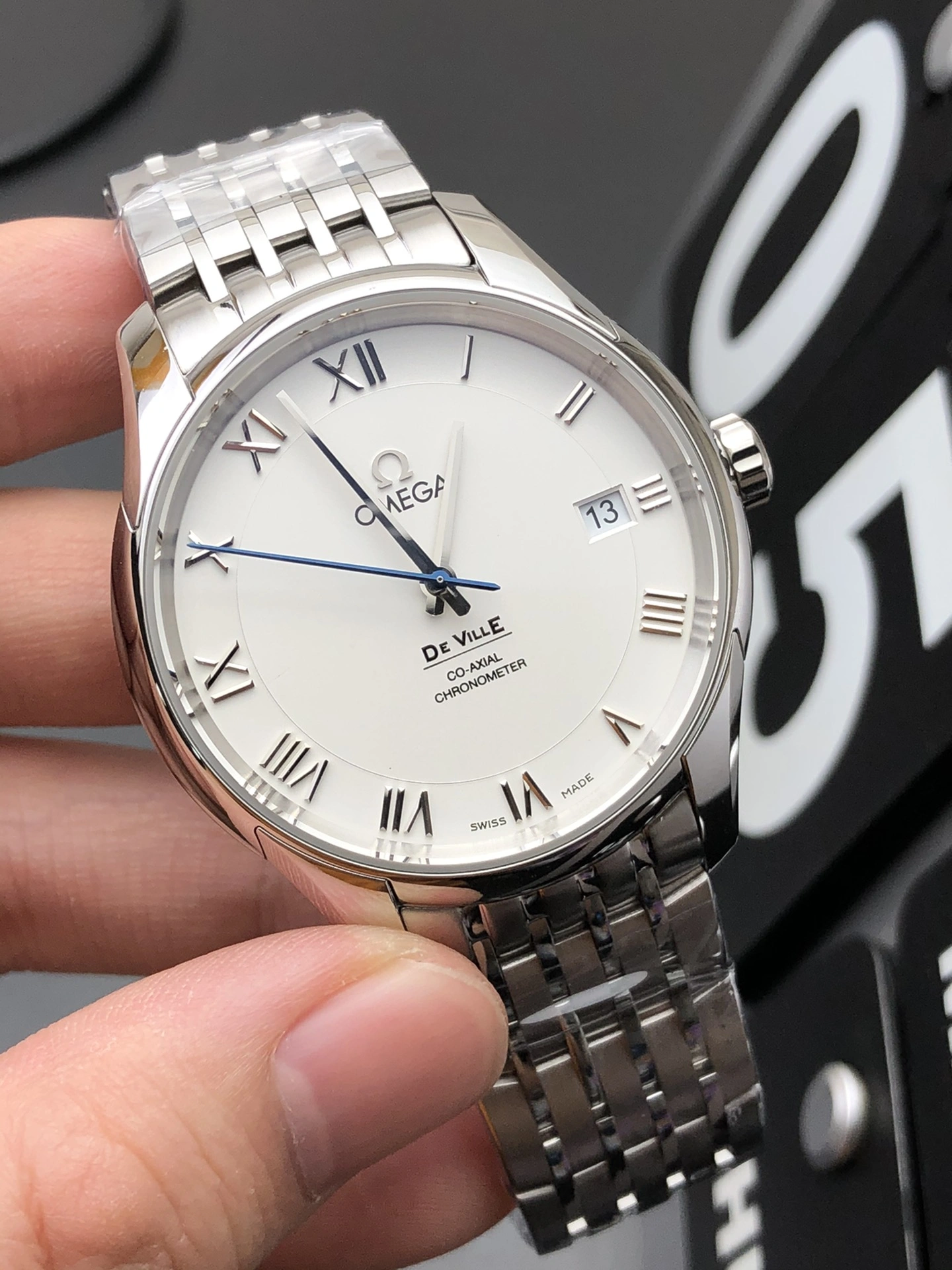 Durable CBD Factory Omega De Ville Hour Vision 41mm Silver Dial Roman Numerals(431.10.41.21.02.001) 1:1 Super Clone – DD8500 Movement 337